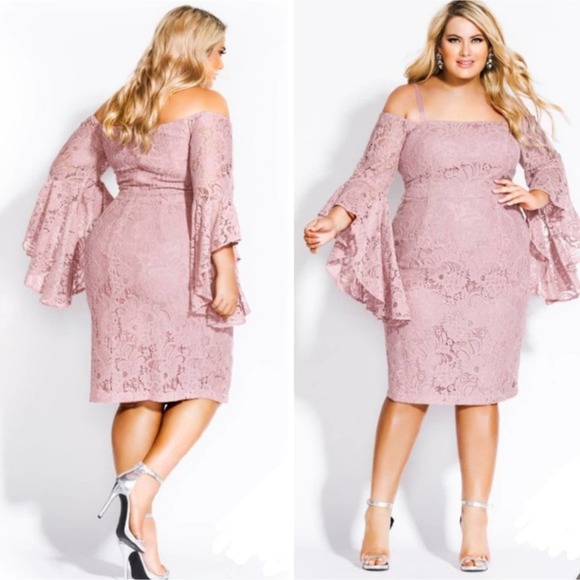 City Chic Dresses & Skirts - City Chic Plus Size Mystic Lace Dress NWT